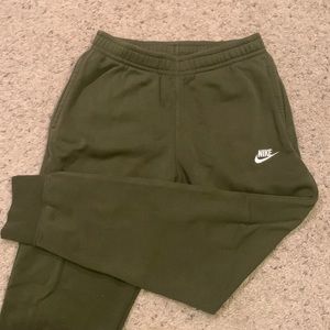Nike, Olive Green, Sweatpants